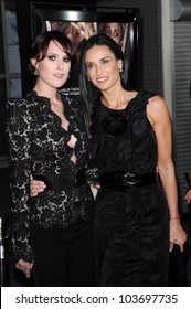Rumer Willis And Demi Moore At The Los Angeles Premiere Of 'Sorority Row'. Arclight Hollywood, Hollywood, CA. 09-03-09