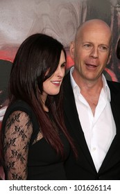 Rumor Willis, Bruce Willis At The 