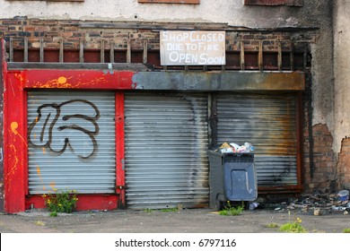 Run Down Shop Images, Stock Photos 