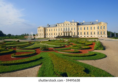 Rundale Palace, Was Built In 1740. Architect: Francesco Bartolomeo Rastrelli.