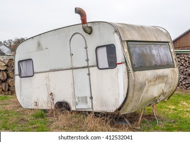 A Rundown Dirty Old Caravan