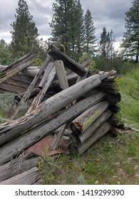 Rundown Homestead In Modoc County