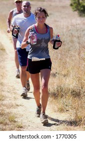 Runner In A 50k Trail Race