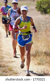 Runner In A 50k Trail Race