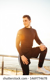 Runner before a hard workout.
