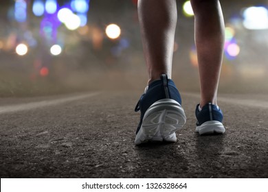 Runner Feet Running