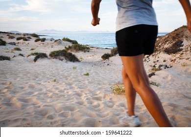 Runner on beach - Powered by Shutterstock