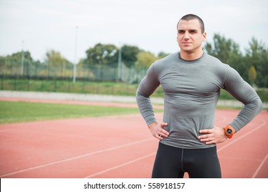 Runner ready for a run.