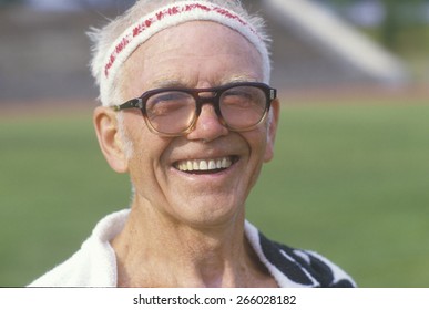 A Runner At The Senior Olympics, St. Louis, MO