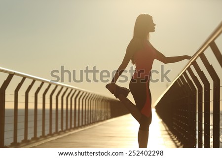 Similar – Image, Stock Photo footbridge Relaxation