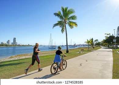 Running Broadwater Gold Coast.