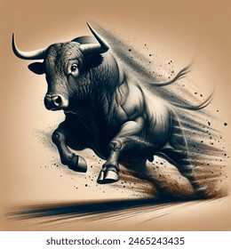 Share Market Bull AI-generated image 2522660885 | Shutterstock