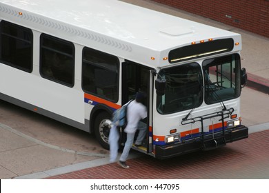 Running To Catch The Bus