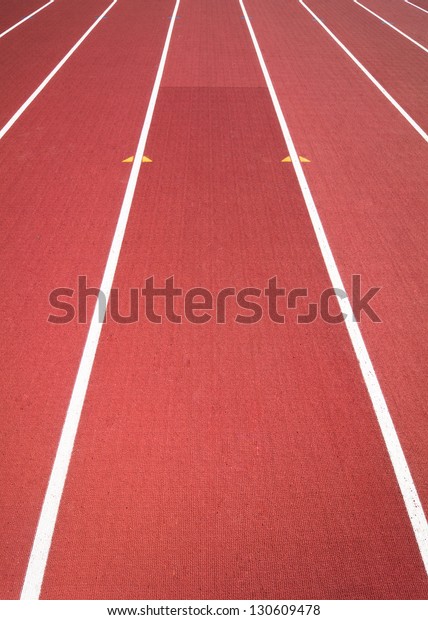 Running\
Lanes with natural light outdoor and sunny\
day