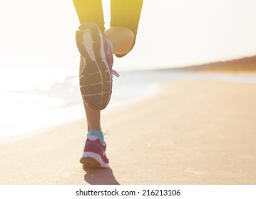 Running On The Beach