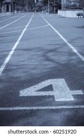 running track lines