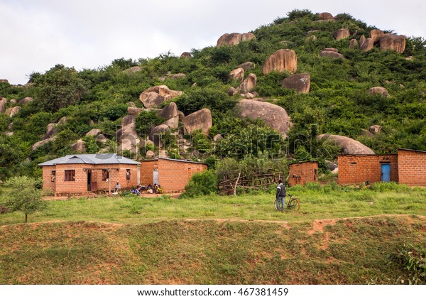 Rural African Homestead Mwanza Region Tanzania Stock Photo Edit Now   Rural African Homestead Mwanza Region 600w 467381459 