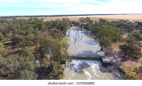 Rural Area In Riverina Region Of Australia