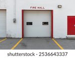 Rural Fire Hall Truck Door 