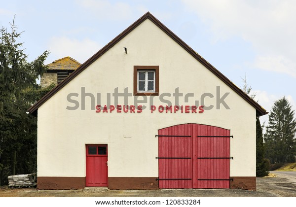 Rural French Firehouse Garage Stock Photo Edit Now 120833284