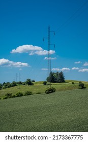 Rural And Hilly Danish Landscape