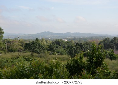 Rural Landscape In Muak Lek District, Saraburi Province, Thailand, Asia 