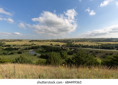 Rural Nebraska On A Summer Day. 