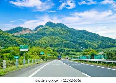 Rural Road At Awaji Island, Hyogo, Japan