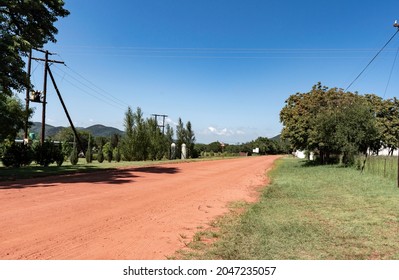 Rural Road In Vredefort Dome South Africa