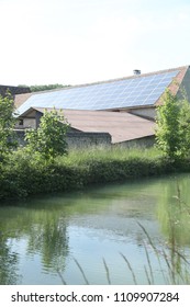 Rural Solar Pannel On Roof