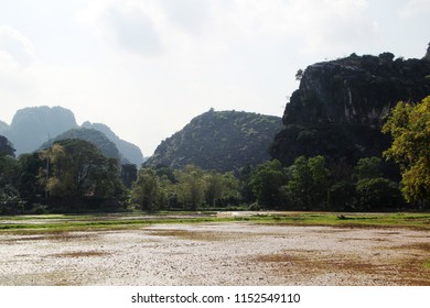 Rural Terrain In Ninh Binh City, Vietnam