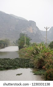 Rural Terrain In Ninh Binh City, Vietnam