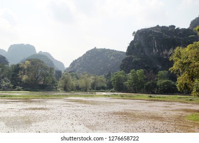 Rural Terrain In Ninh Binh City, Vietnam