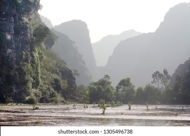 Rural Terrain In Ninh Binh City, Vietnam