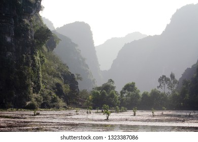 Rural Terrain In Ninh Binh City, Vietnam