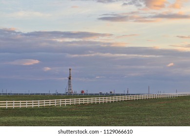 Rural Texas oil and gas exploration