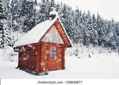 Log Cabin Snow Images Stock Photos Vectors Shutterstock