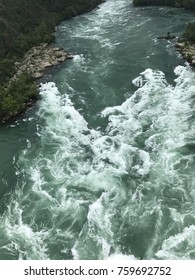 Rushing Rapids From Overhead