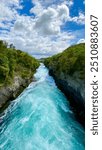 Rushing water, Huka Falls New Zealand