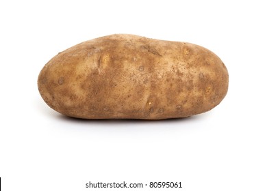 Russet Potato with white background - Shutterstock ID 80595061