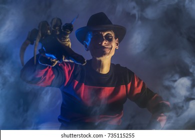 freddy krueger images stock photos vectors shutterstock https www shutterstock com image photo russia chelyabinsk august 13 2016 cosplayer 735115255