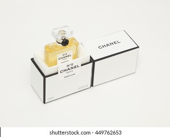 RUSSIA - JULY 09, 2016: #5 Chanel Perfume Bottle. Paris. France