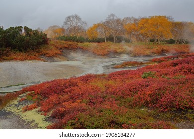 Russia Kamchatka Caldera Of Uzon Volcano