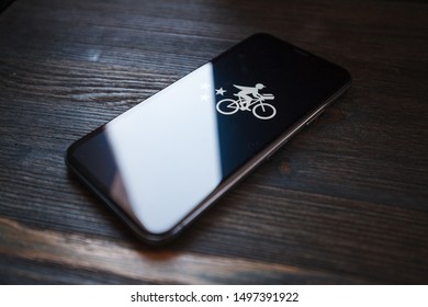 Russia, Kazan Sep 2 2019: Postmates Inc Company Logo Displayed On Mobile Phone