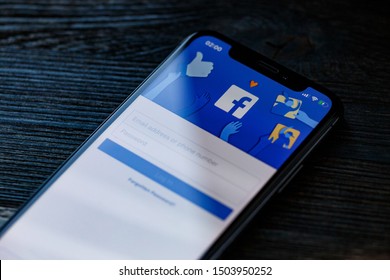 Russia, Kazan Sep 2 2019: Home Page Of Social Network Site Facebook,Facebook Notifications Of Friend Request, Facebook Is A Social Networking Service, Owned And Operated By Facebook