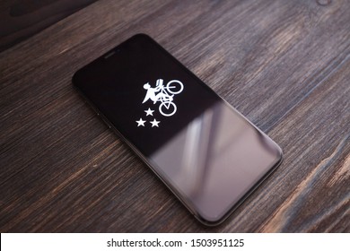 Russia, Kazan Sep 2 2019: Postmates Inc Company Logo Displayed On Mobile Phone