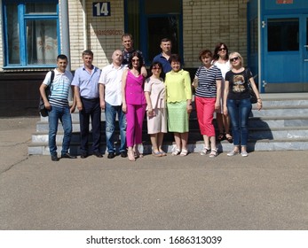 Russia. Krasnodar. May, 2019. Celebration Of The Meeting Of Graduates Of Kuban State Agrarian University, 25 Years Later