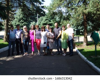 Russia. Krasnodar. May, 2019. Celebration Of The Meeting Of Graduates Of Kuban State Agrarian University, 25 Years Later