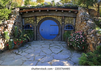 Russia Krasnoyarsk - September 18, 2022 House Of Bilbo Baggins From The Lord Of The Rings Movie