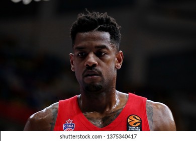 Russia. Moscow. Arena Megasport. April 4, 2019. Cory Higgins During The Euroleague Basketball Match 2018/2019 Between CSKA (Russia) & Baskonia (Spain)